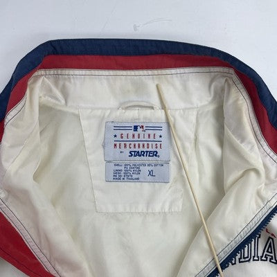 Vintage Cleveland Indians Starter Windbreaker Light Jacket Size XL MLB