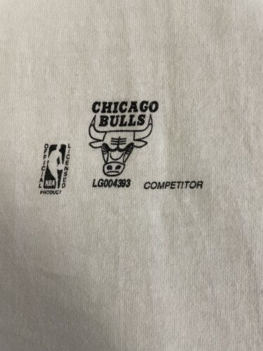 Vintage Chicago Bulls Four Time Champions T-Shirt Size XL 90s NBA