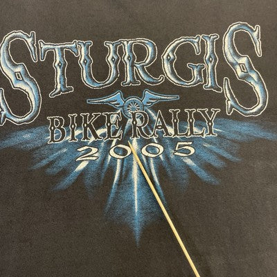 Vintage Sturgis Bike Rally Wolf T-Shirt Size Large 2005