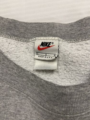 Vintage Nike Air Spell Out Sweatshirt Crewneck Size Large Gray 90s