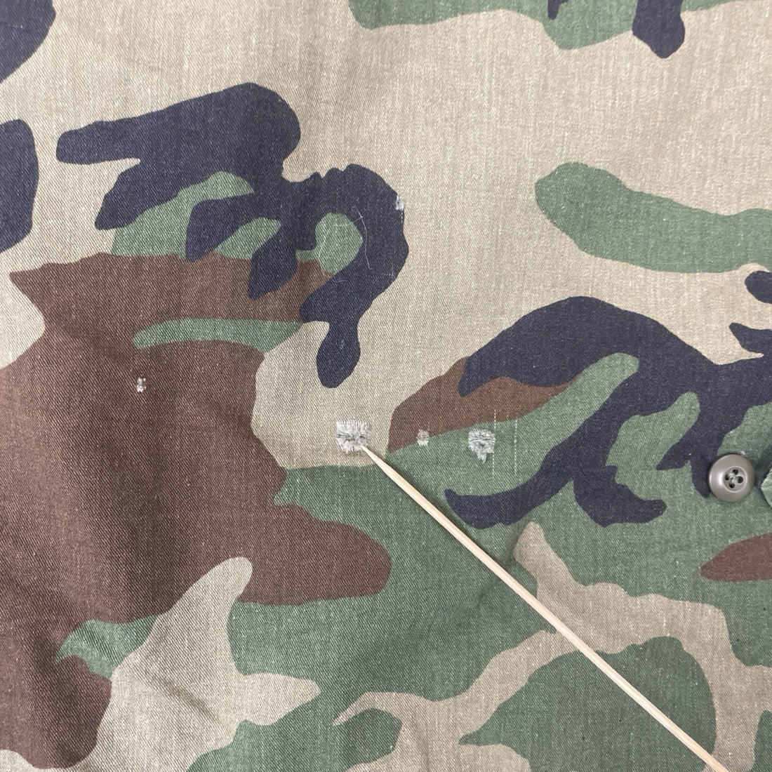 Army Military Camo Light Field Chore Jacket Size Medium