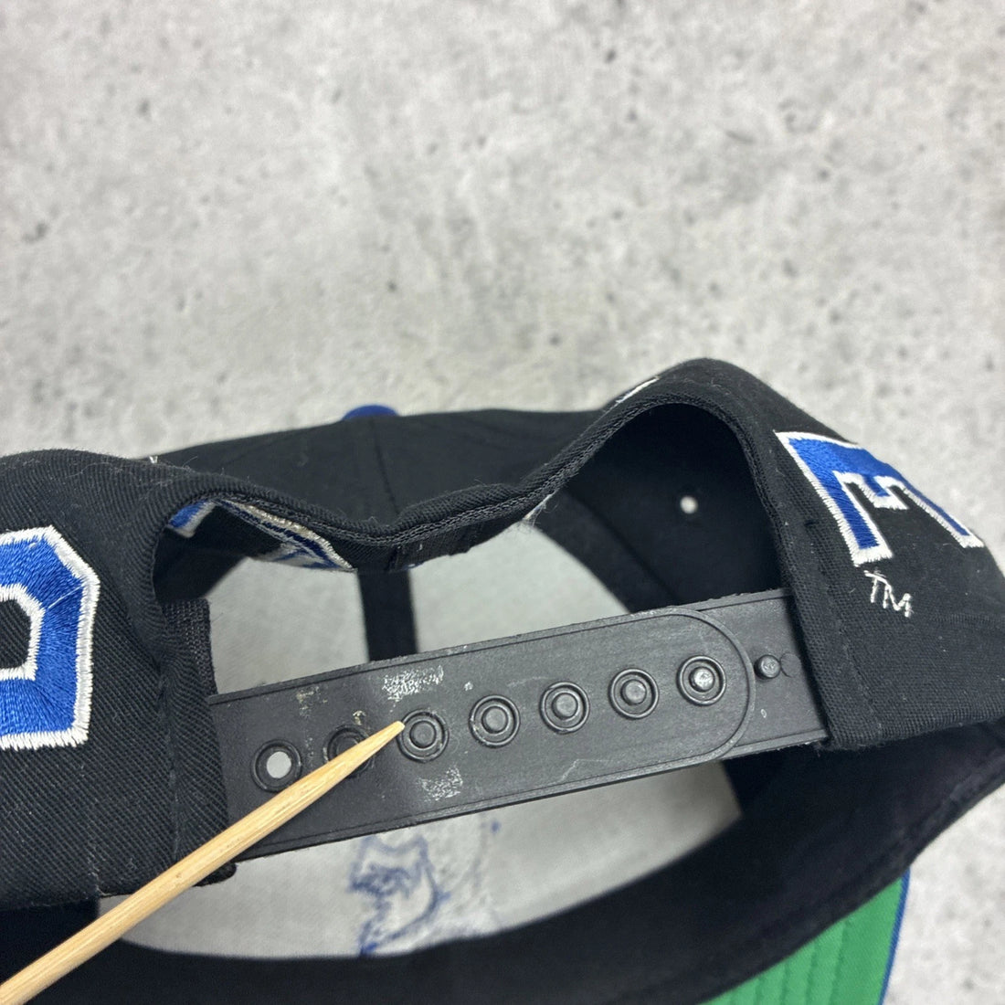 Vintage Sample Duke Blue Devils Blockhead Snapback Hat Cap OSFA NCAA