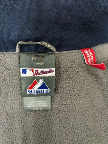 Boston Red Sox Majestic Dugout Jacket Size Large Red MLB