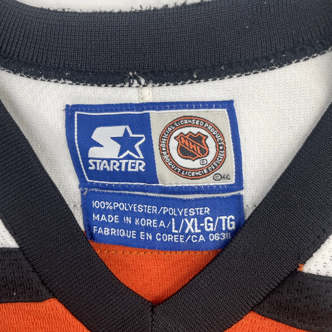 Vintage Philadelphia Flyers Eric Lindros Starter Jersey Youth Size Large/XL NHL
