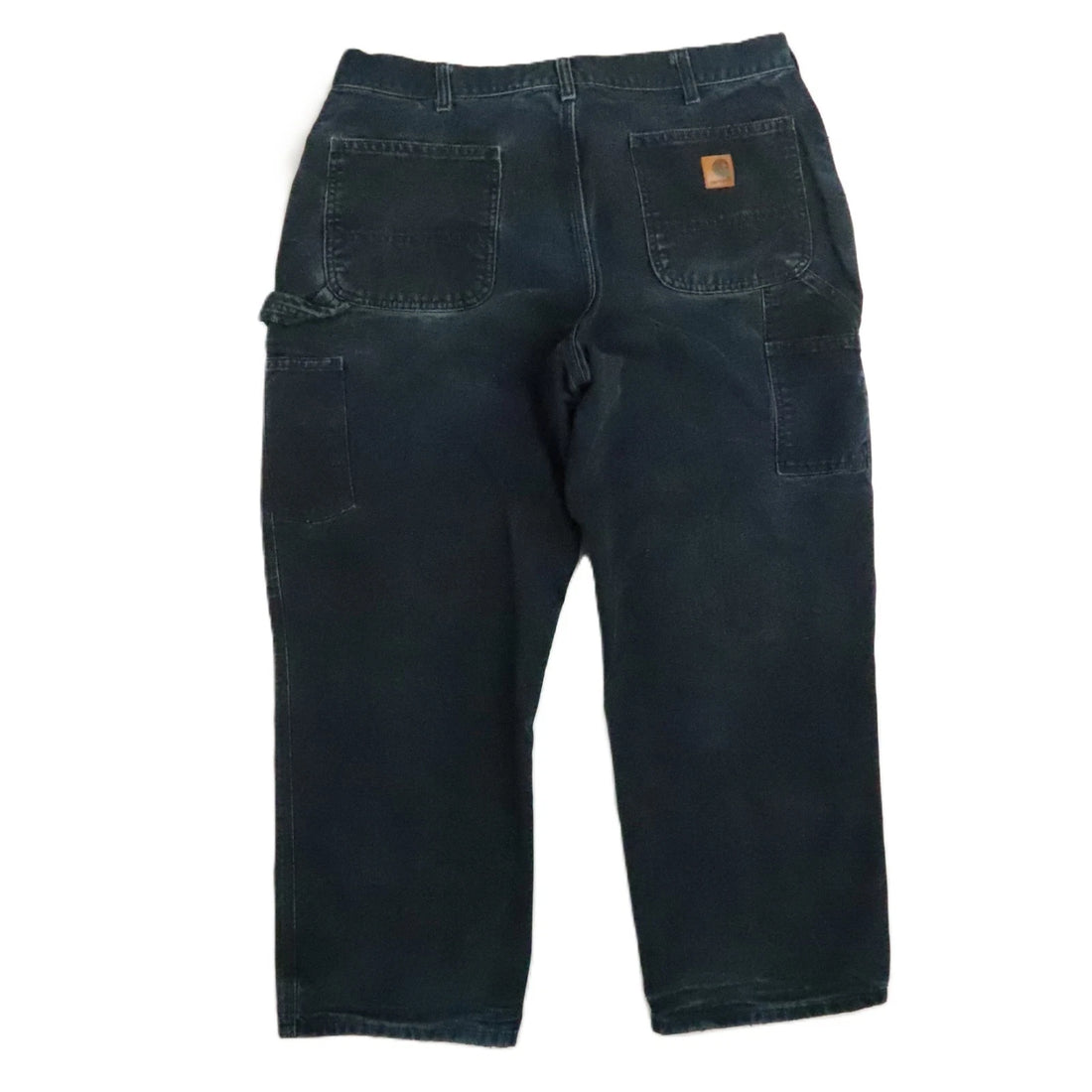 Carhartt Canvas Carpenter Work Pants Size 38 X 30 Black