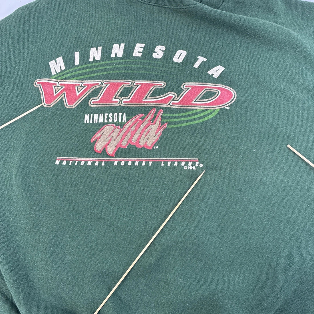 Vintage Minnesota Wild Sweatshirt Crewneck Size XL NHL