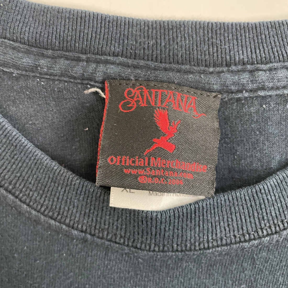 Santana Live Your Light World Tour T-Shirt Size XL 2008