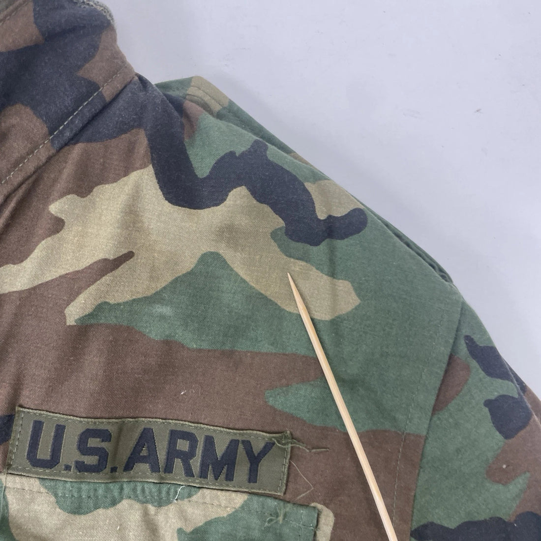 U.S. Army Camo Cold Weather Field Coat Jacket Size Small Short