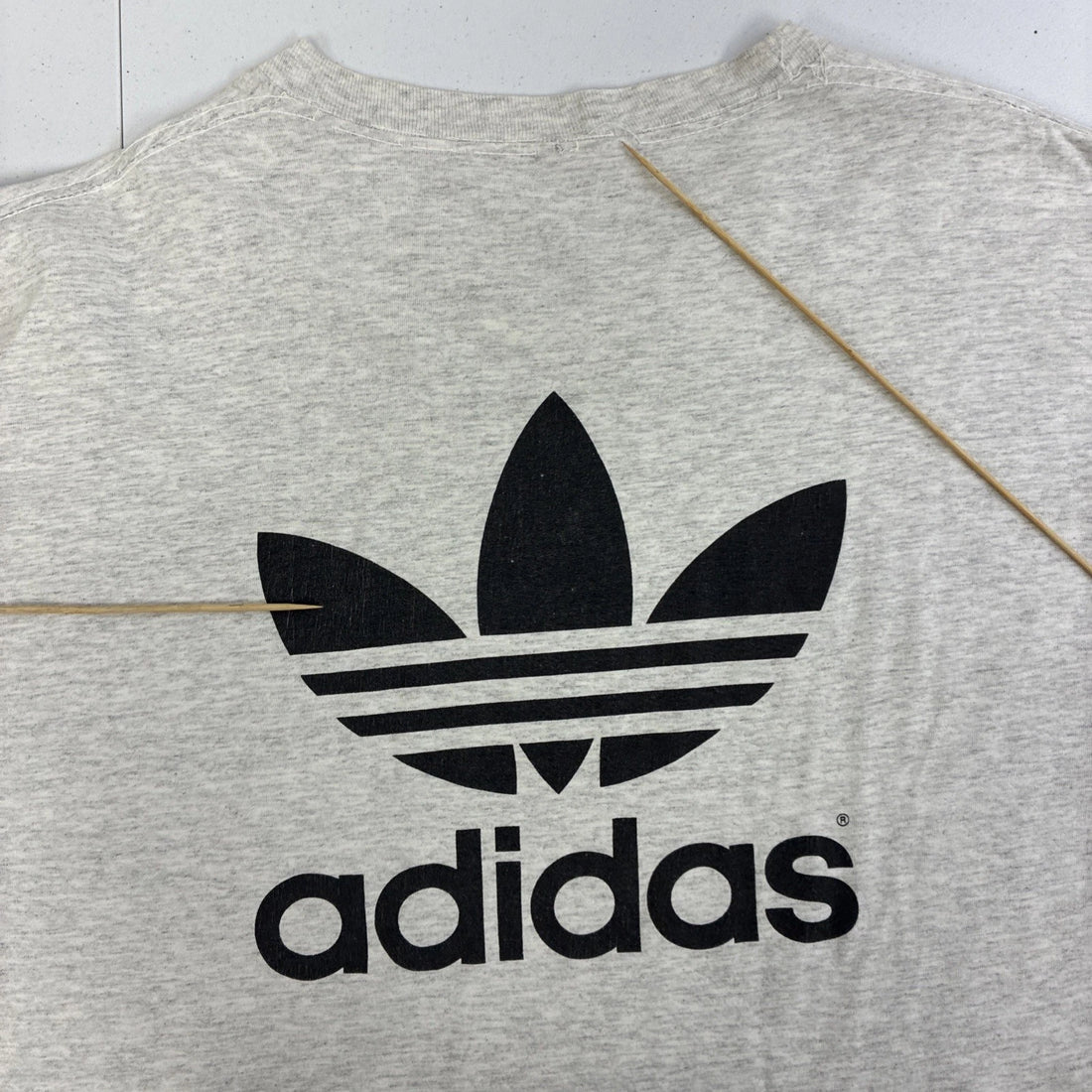 Vintage Adidas Trefoil T-Shirt Size XL Double Sided 90s