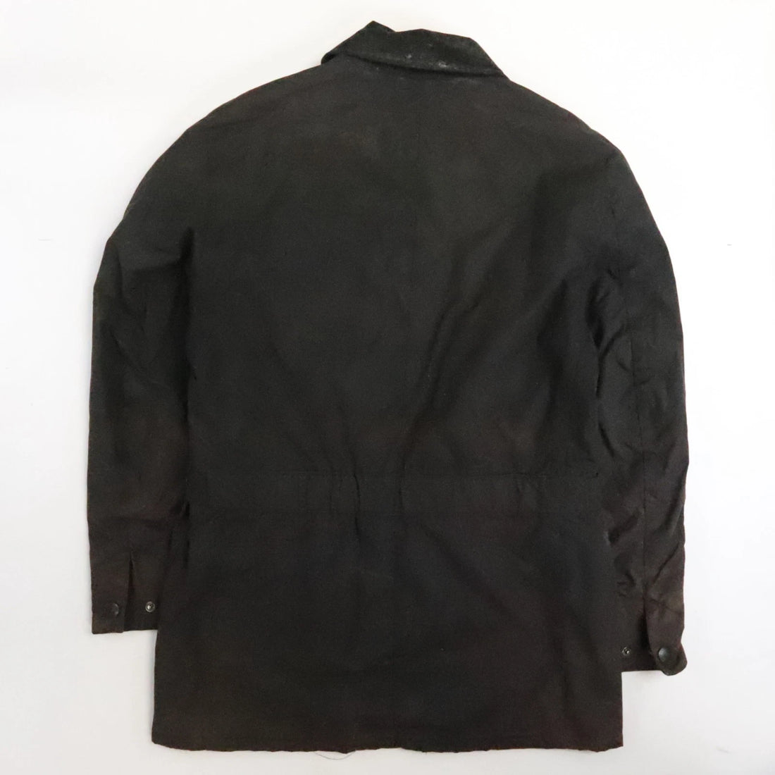 Barbour Eton Waxed Coat Jacket Size Large