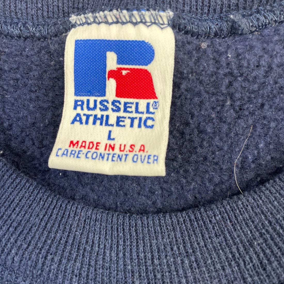 Vintage Yale Bulldogs Russell Athletic Crewneck Sweatshirt Size Large 90s NCAA