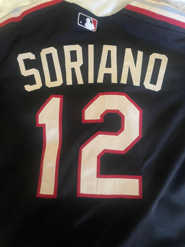 Vintage American League All Star Alfonso Soriano Majestic Jersey Large –  Throwback Vault