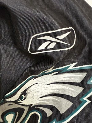 Vintage Philadelphia Eagles Donovan McNabb Reebok Jersey Size Large Black NFL