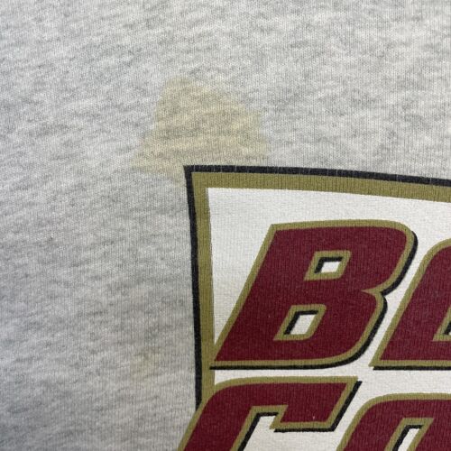 Vintage Boston College Eagles Hockey Division Champs Sweatshirt XL 2001 NCAA