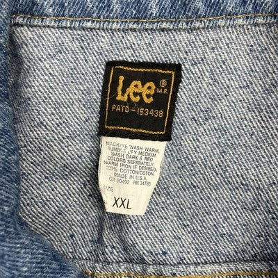 Vintage Lee Denim Trucker Jacket Size 2XL PATD-153438