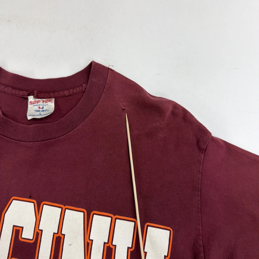Vintage Virginia Tech Hokies T-Shirt Size Large NCAA