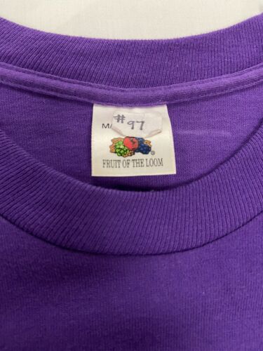 Vintage Toronto Raptors Ravens T-Shirt Size Medium Purple 1994 90s NBA
