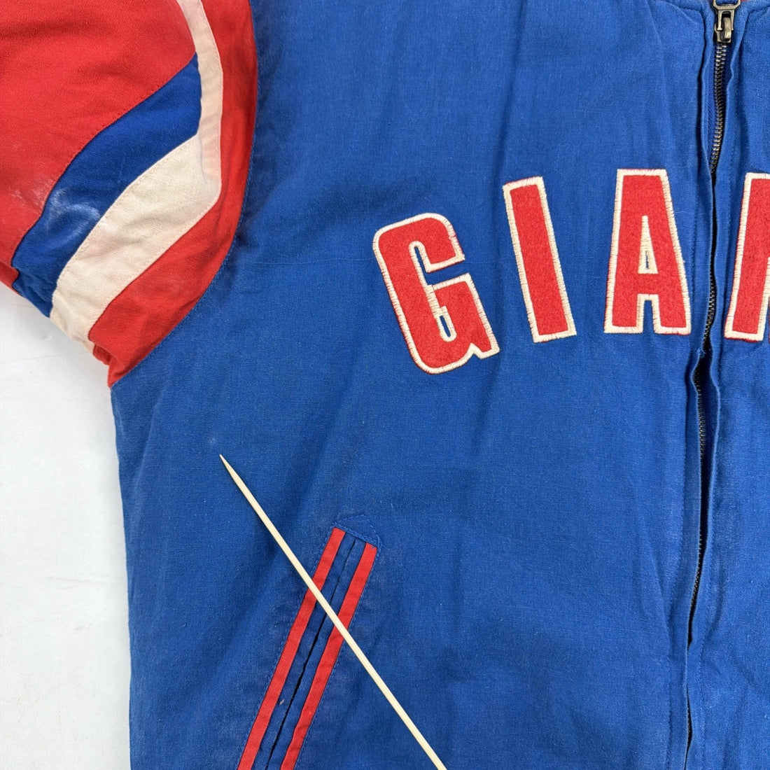 New York Giants Mirage Bomber Jacket Size Medium Throwback Collection NFL