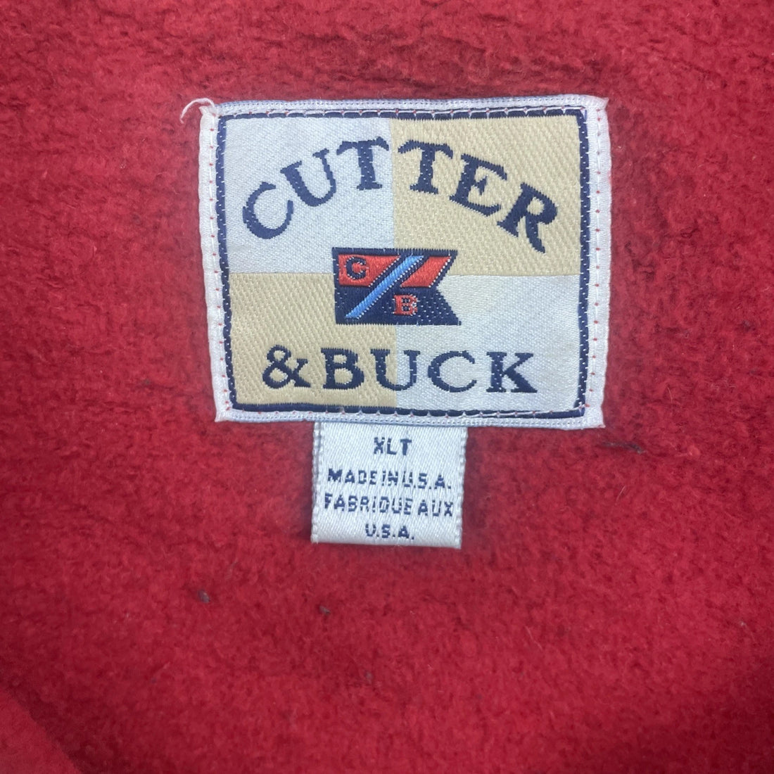 Vintage Cutter & Buck Color Block Rugby Sweatshirt Size XL Tall