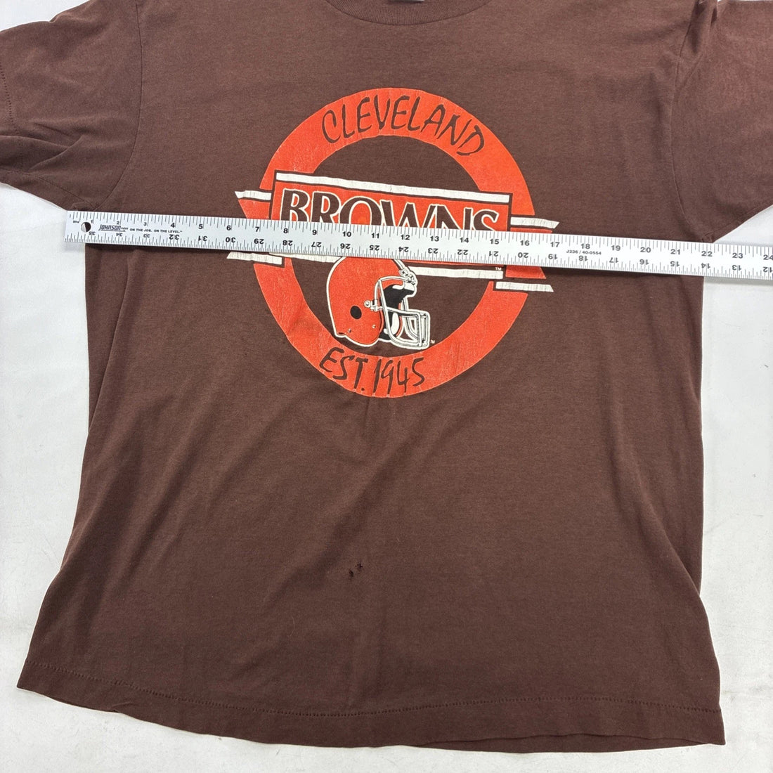 Vintage Cleveland Browns T-Shirt Size XL Brown MLB
