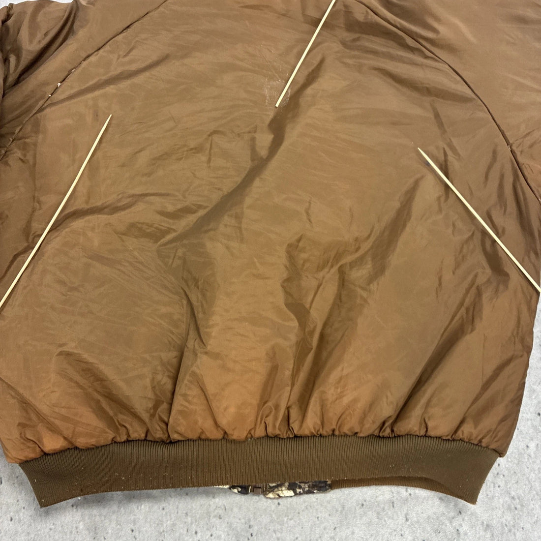 Columbia Reversible Break Up Camo Hunting Bomber Jacket Size XL