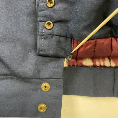 Vintage Bomber Jacket Size 38 Blue