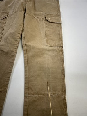 Wrangler Cargo Carpenter Work Pants Size Medium Brown