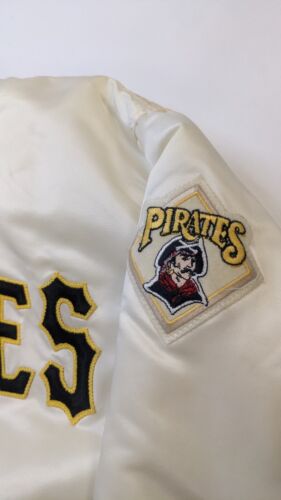 Vintage Pittsburgh Pirates Starter Satin Bomber Jacket XL Diamond Collection MLB