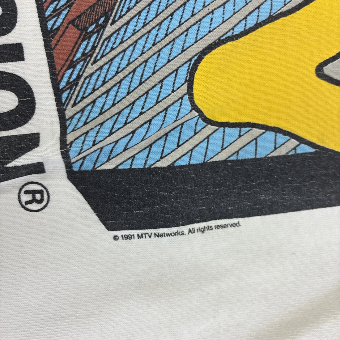 Vintage MTV Promo T-Shirt Size XL 1991 90s