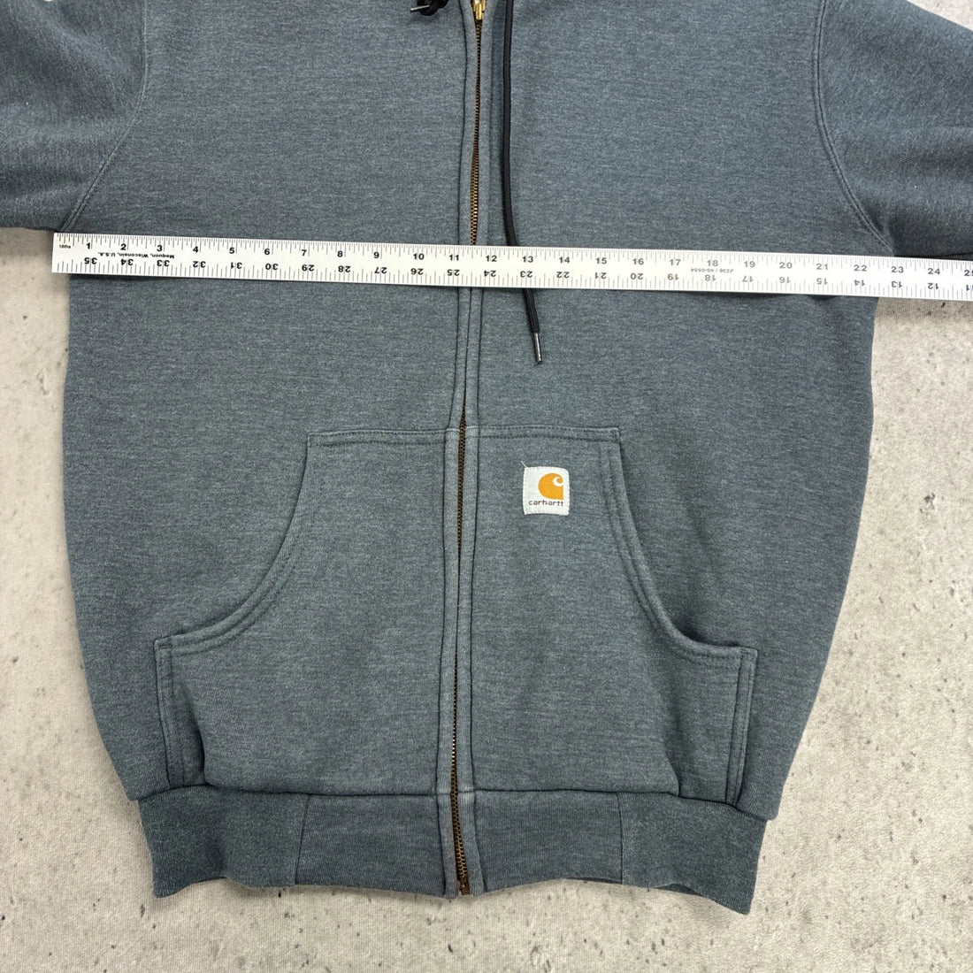 Vintage Carhartt Thermal Lined Sweatshirt Hoodie Size Small