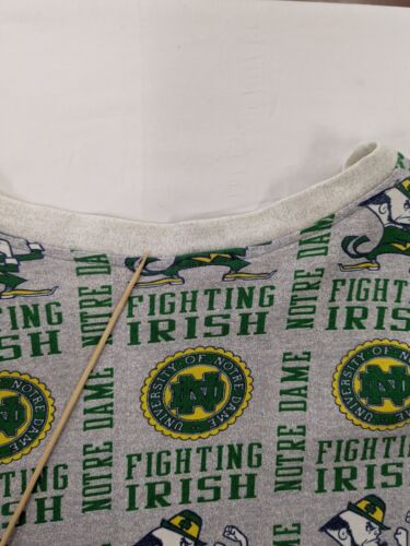 Vintage Notre Dame Fighting Irish T-Shirt One Size AOP 90s NCAA