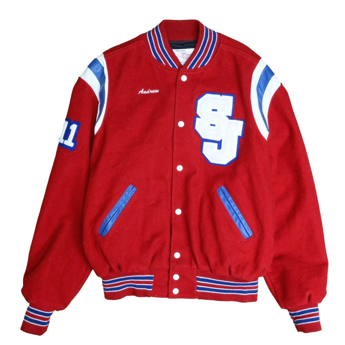 Swain Canadiens Wool Varsity Jacket Size Large Red 2011