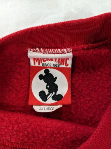 Vintage Winnie The Pooh Hunny Sweatshirt Crewneck Size 2XL Red Double Sided