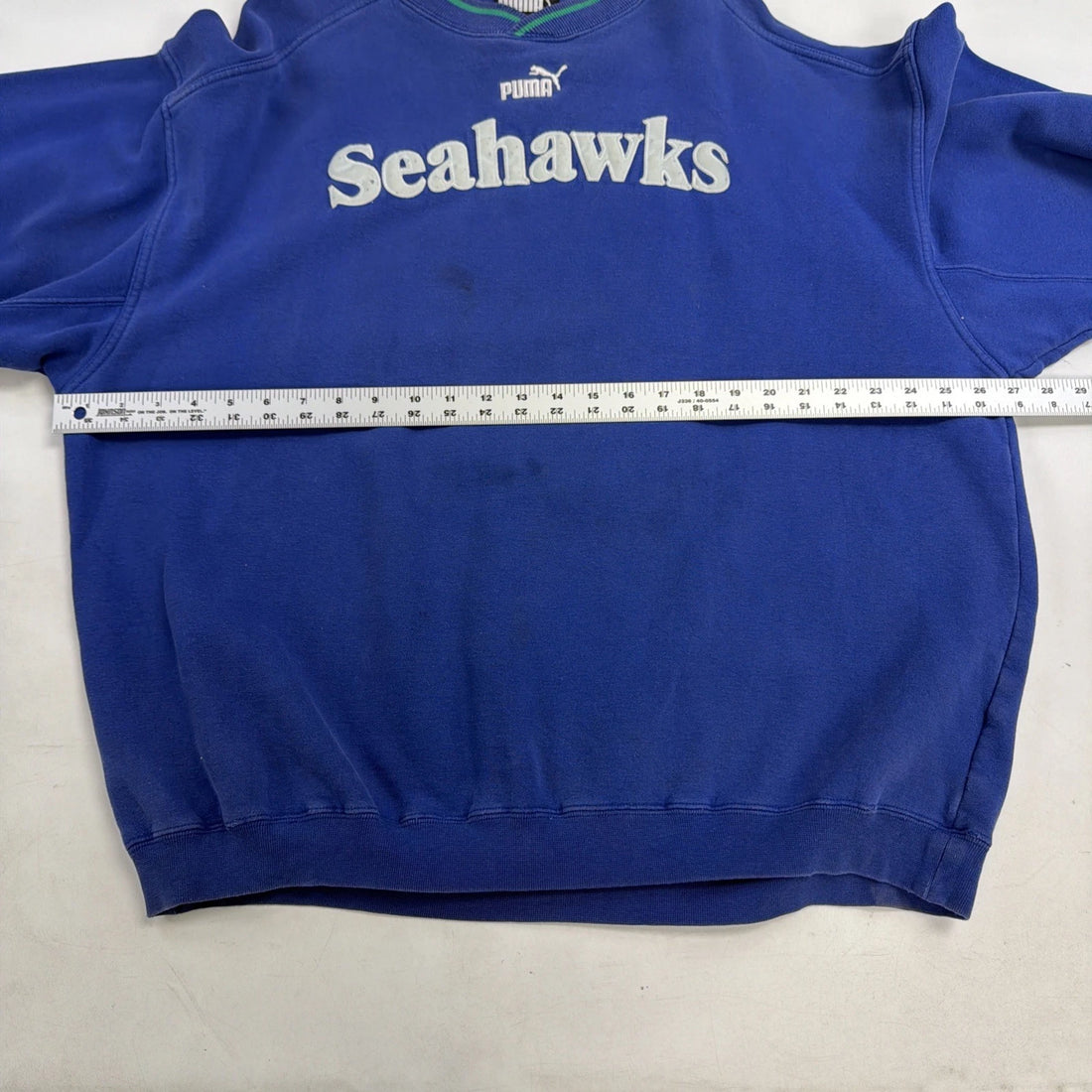 Vintage Seattle Seahawks Puma Sweatshirt Crewneck Size 2XL NFL