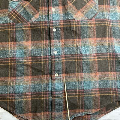 Vintage Country Squire Button Up Shirt Size Large Plaid