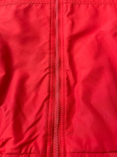 Vintage Patagonia Fleece Lined Bomber Jacket Size Medium Red