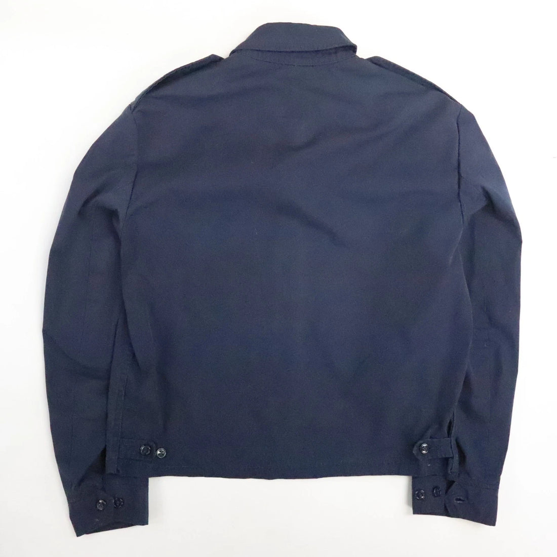 Vintage Vanderbilt Shirt Lightweight Jacket Size 40R Blue Army Military