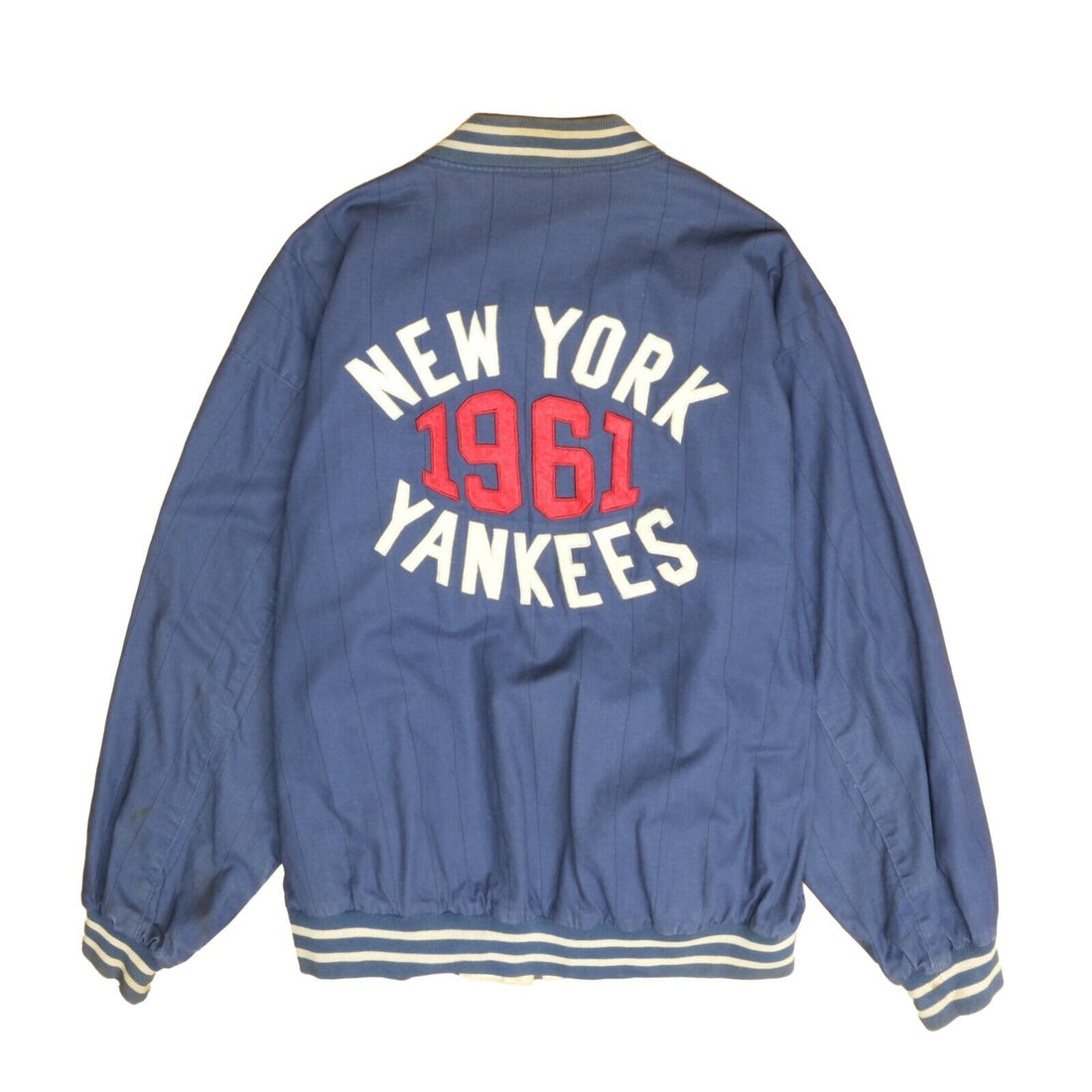 Vintage New York Yankees World Series Mirage Jacket XL Reversible MLB
