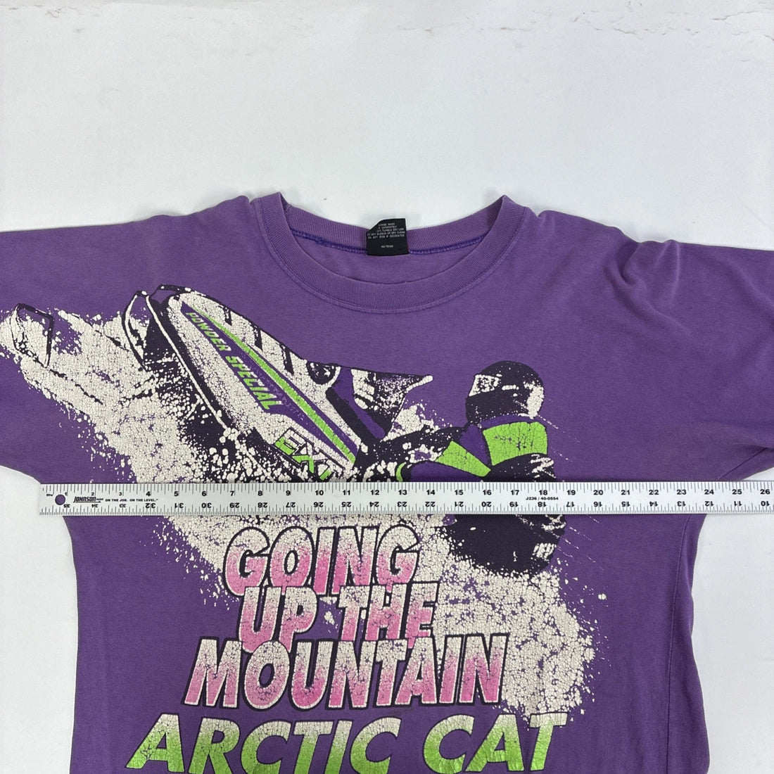 Vintage Arctic Cat Snowmobile Racing T-Shirt Size Large