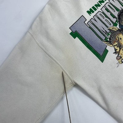 Vintage Minnesota Timberwolves Nutmeg Crewneck Sweatshirt Size XL 90s NBA