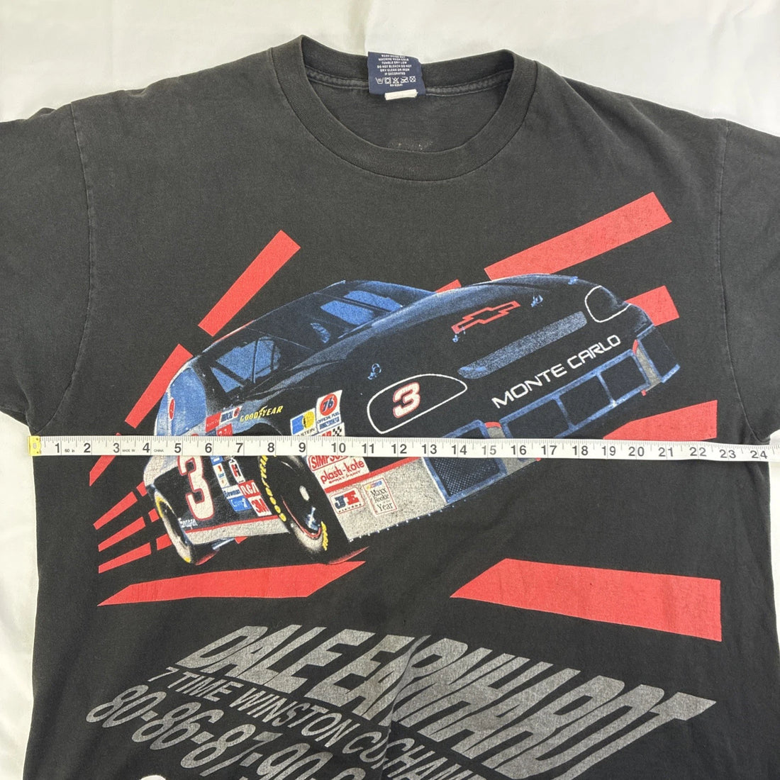 Vintage Dale Earnhardt Nutmeg Racing T-Shirt Size XL All Over Print