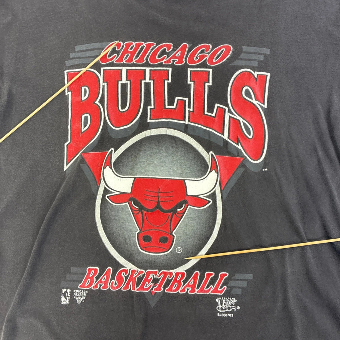 Vintage Chicago Bulls T-Shirt Size Large 90s NBA