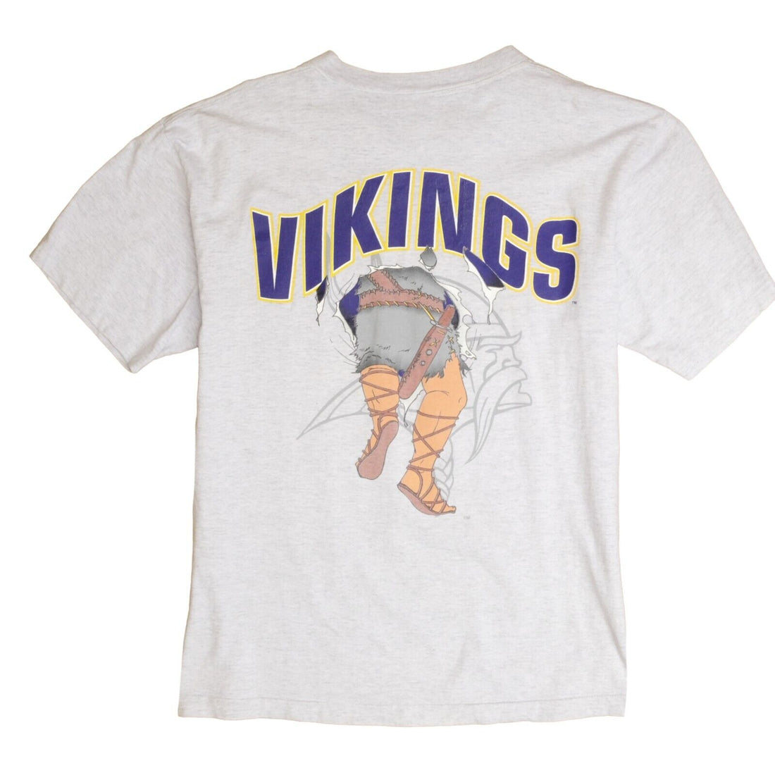 Vintage Minnesota Vikings Breakthrough Nutmeg T-Shirt Size Medium 1993 90s NFL