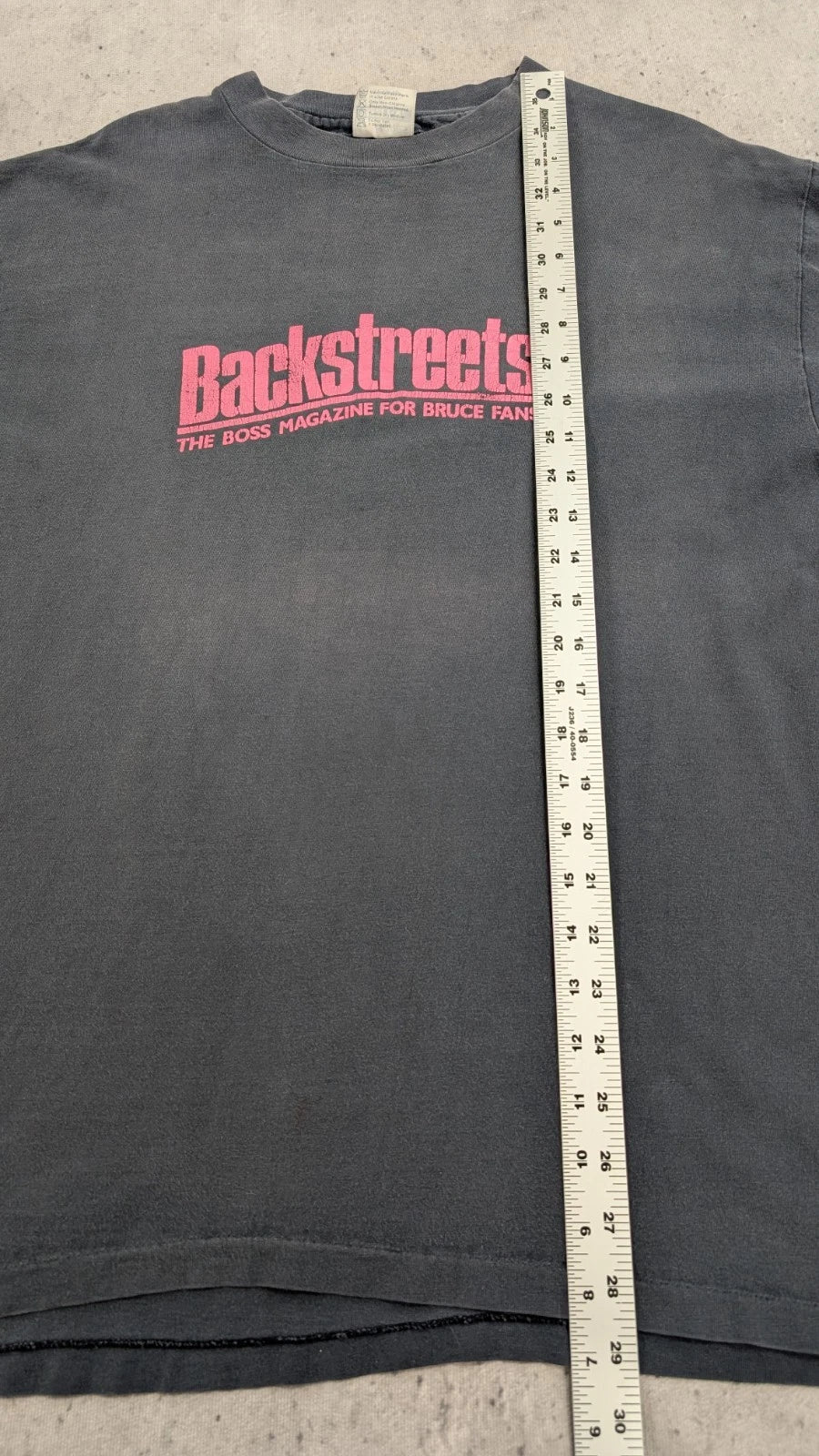 Vintage Backstreets Boss Bruce Springsteen T-Shirt Size XL 90s