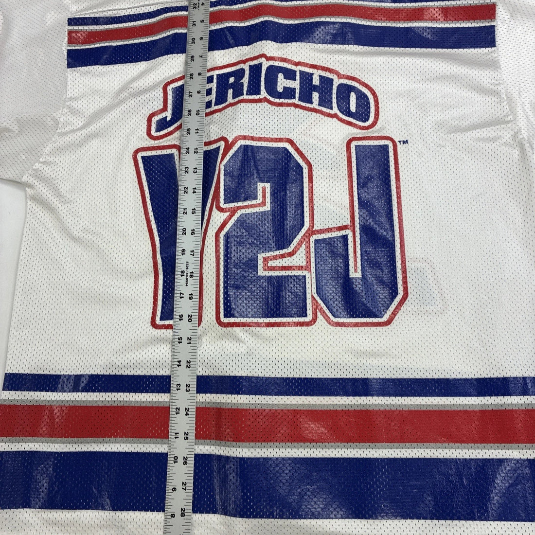 Vintage Chris Jericho Y2J Wrestling Hockey Jersey Size 2XL Attitude Era WWF
