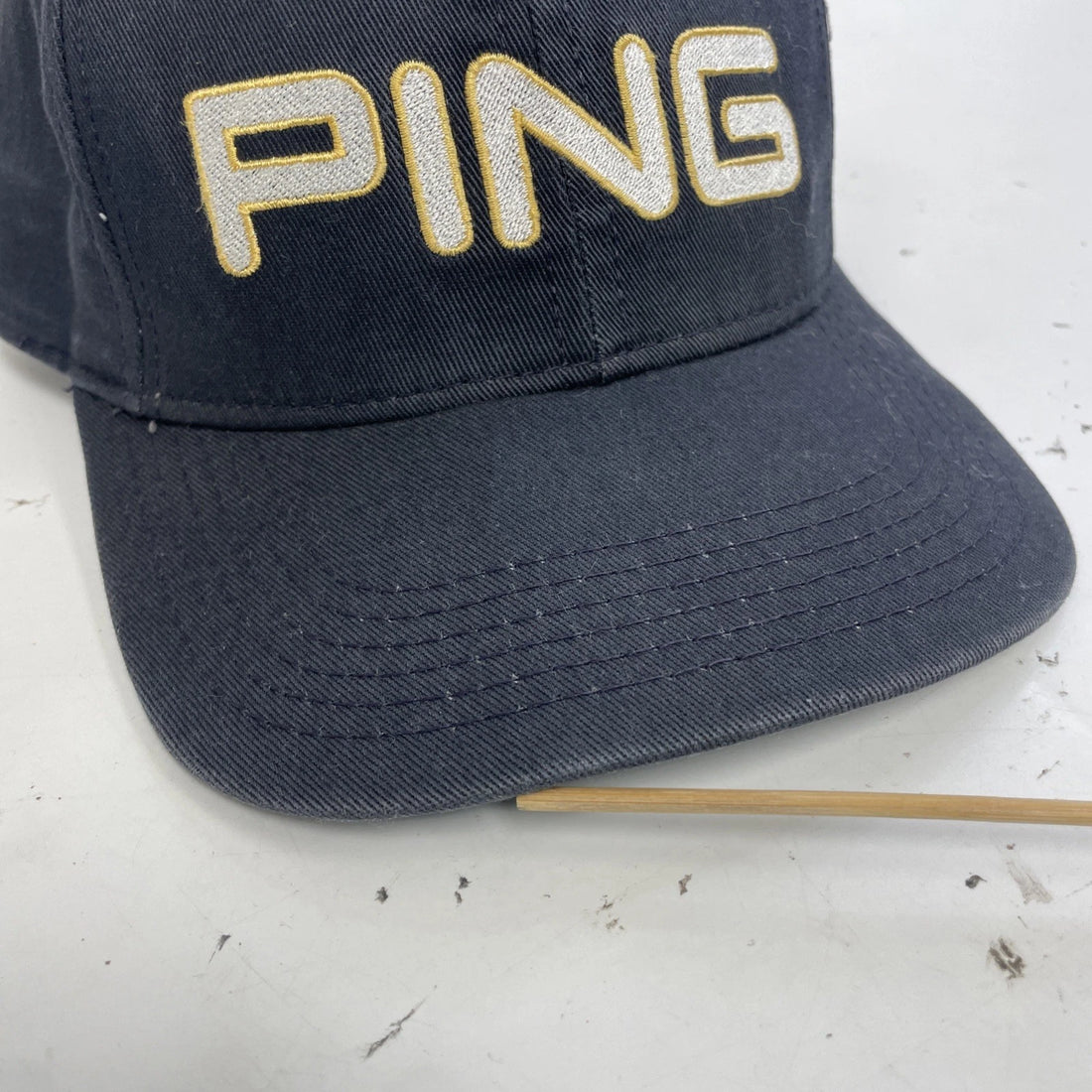 Vintage Ping Golf Leather Strap Hat Cap OSFA