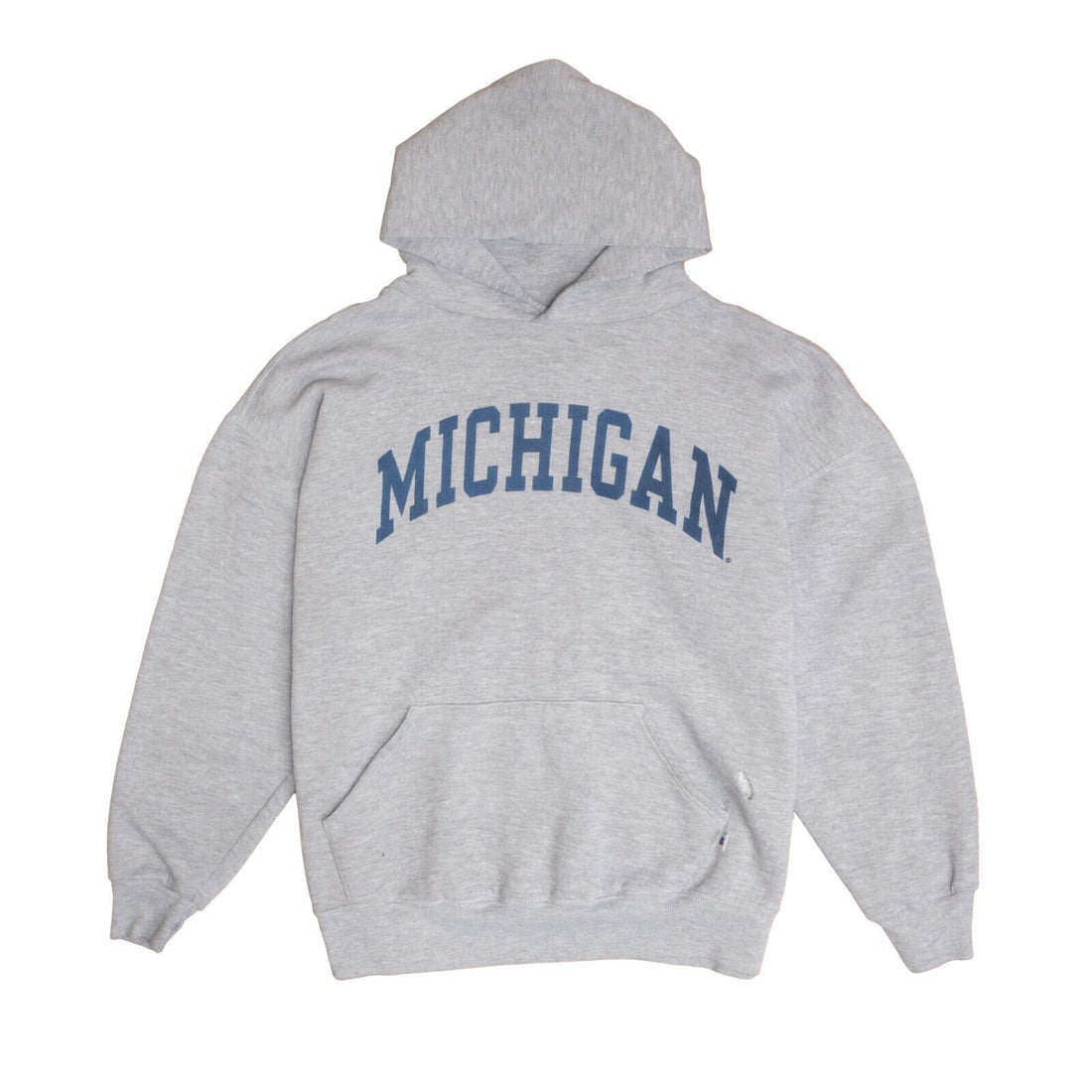 Vintage Michigan Wolverines Russell Sweatshirt Hoodie Size XL Gray NCAA