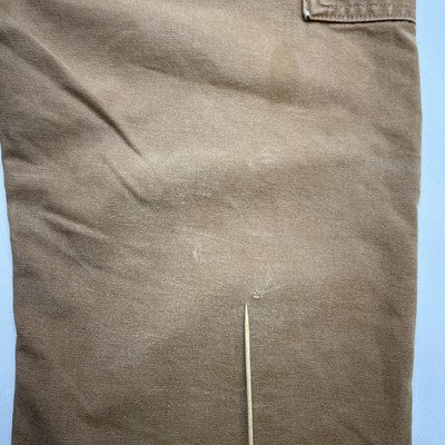 Carhartt Canvas Carpenter Double Knee Work Pants Size 36 X 30 Brown