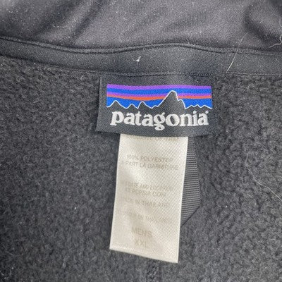 Patagonia Full Zip Fleece Jacket Size 2XL Black