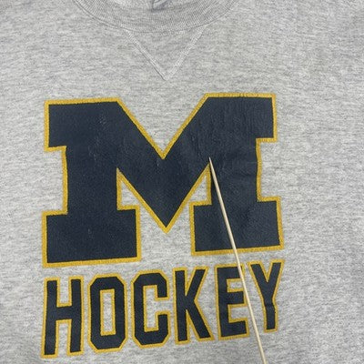 Vintage Michigan Wolverines Hockey Russell Athletic Sweatshirt Size XL 90s NCAA